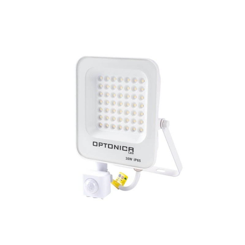 Image of Optonica LED mozgásérzékelős reflektor 30W 2700lm 2700K fehér 90º 5768