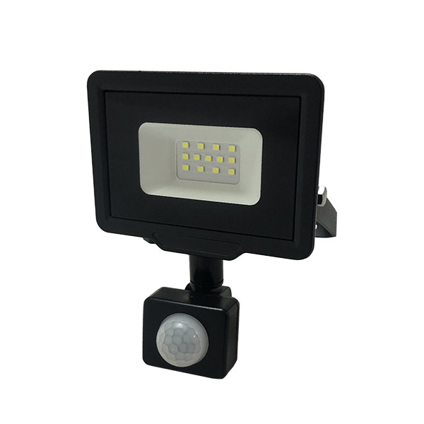 Image of Optonica cityline mozgásérzékelős LED reflektor 10W 800lm 2700K fekete 5943