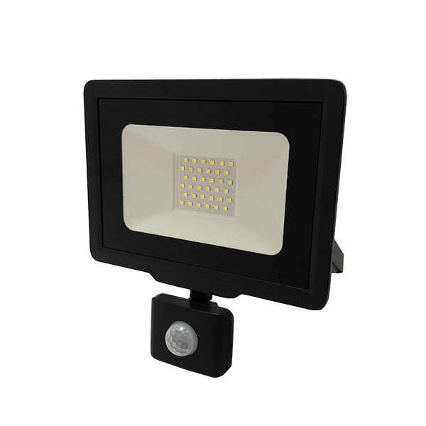 Image of Optonica cityline mozgásérzékelős LED reflektor 30W 2400lm 6000K fekete 5947