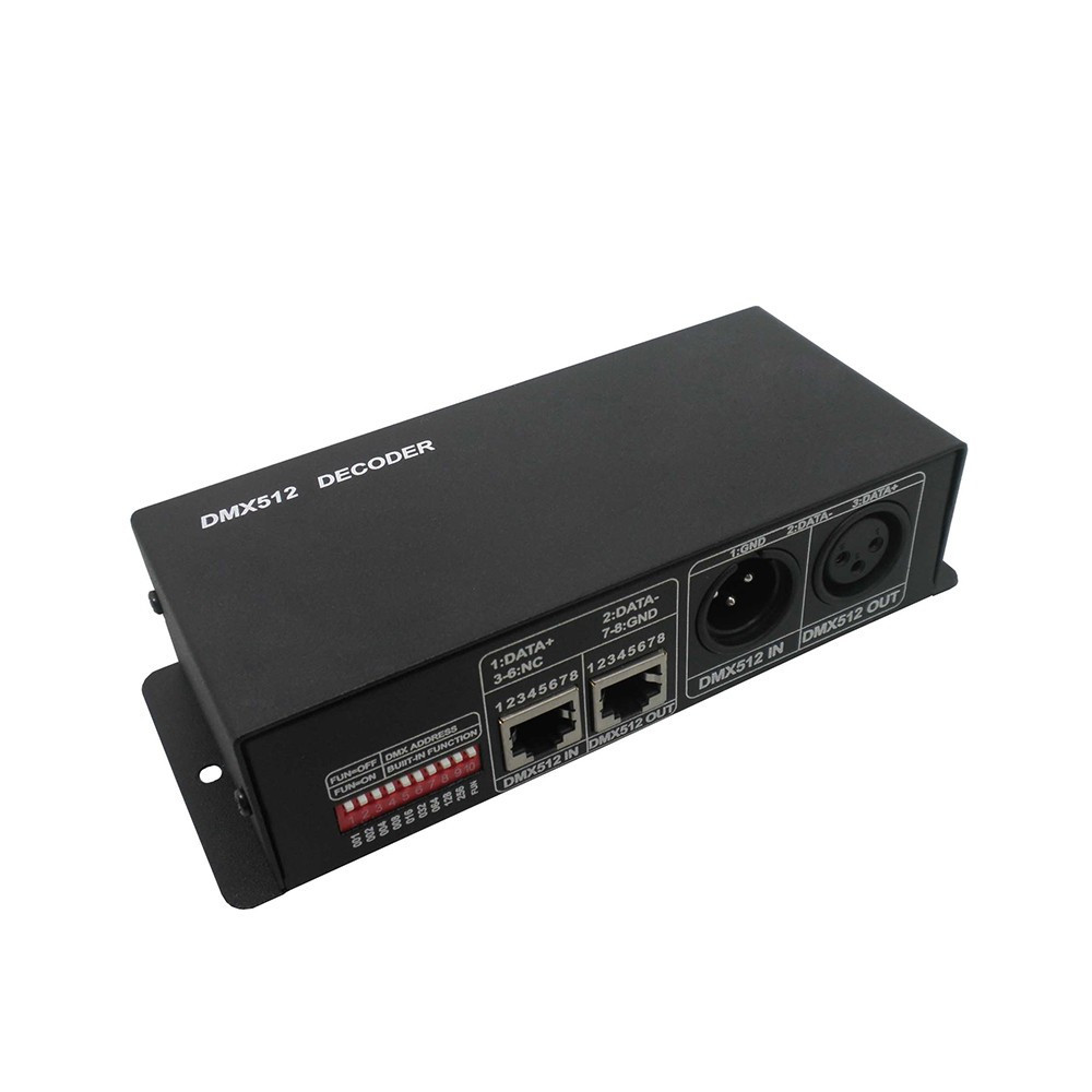 Image of Optonica RGB DMX512 vezérlő DC12V-DC24V 12V 12A 6308