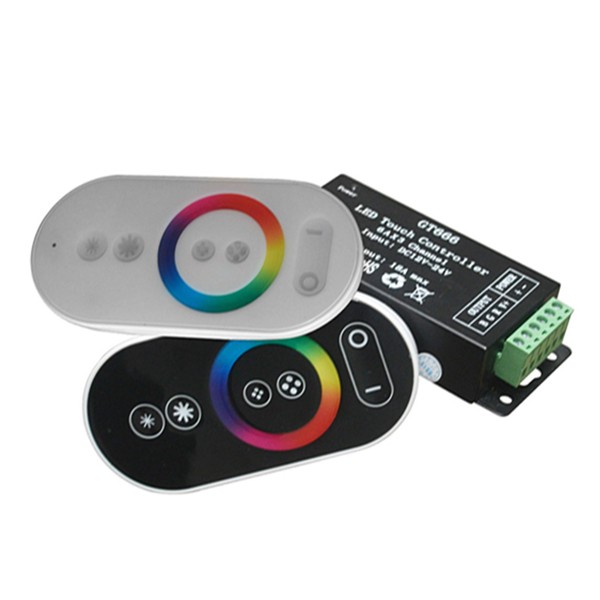 Image of Optonica RF Touch RGB LED vezérlő 216W-432W Fekete 6314