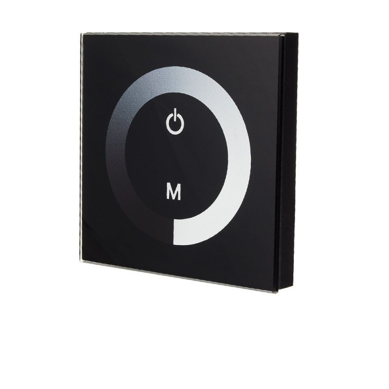 Image of Optonica LED Szalag Dimmer fali fekete üvegpanel érintő vezérléssel 6318