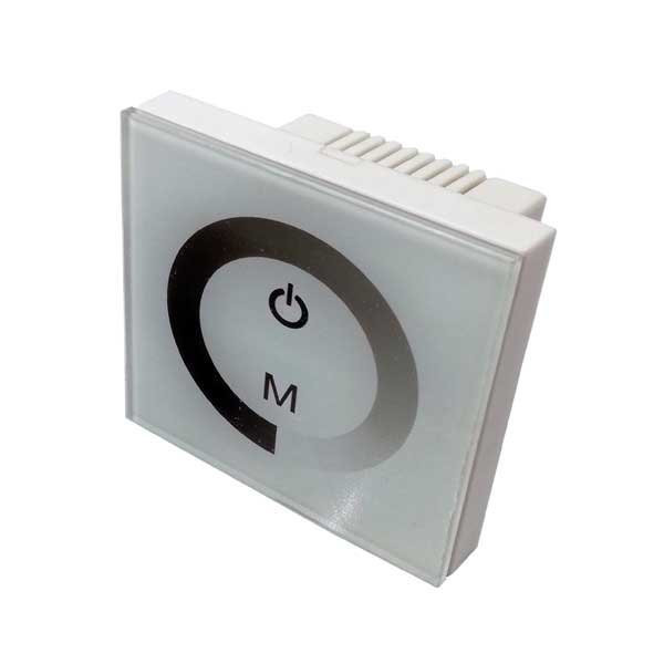 Image of Optonica LED Szalag Dimmer fali 10A fehér üvegpanel érintő vezérléssel 6320