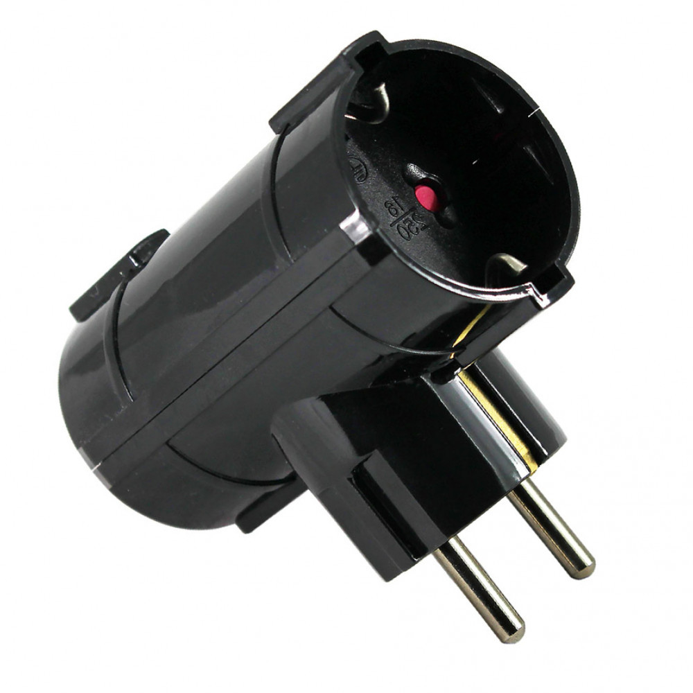 Image of Commel dupla T-elosztó 16 A