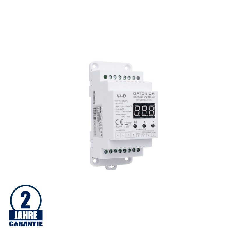 Image of Optonica LED V4-D RGB / RGBW vevő szerelősínhez 6355
