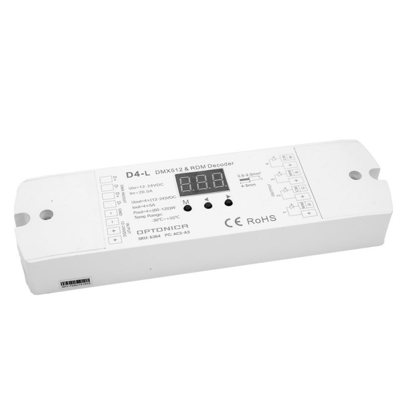 Image of Optonica LED DA4 Dali Controller 20A 4 csatornás 6372
