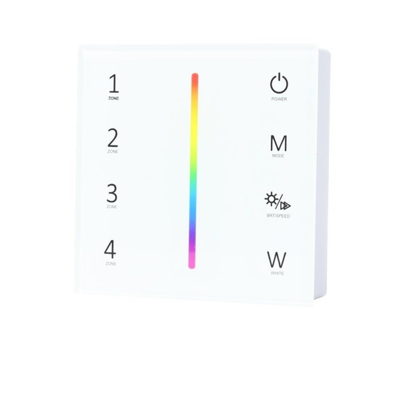 Image of Optonica LED RGB/RGBW 4 zónás fali távirányító 6374