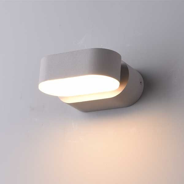 Image of Optonica forgatható szürke fali LED lámpa 6W 660lm 3000K meleg fehér EPISTAR 120° 7477
