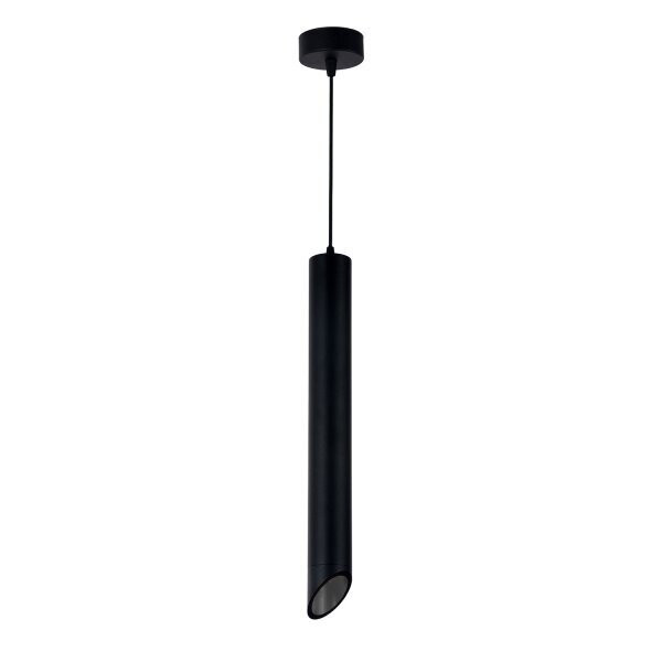 Image of optonica függesztett dekor alumínium cső lámpa fekete külső, GU10-es foglalattal, 9053