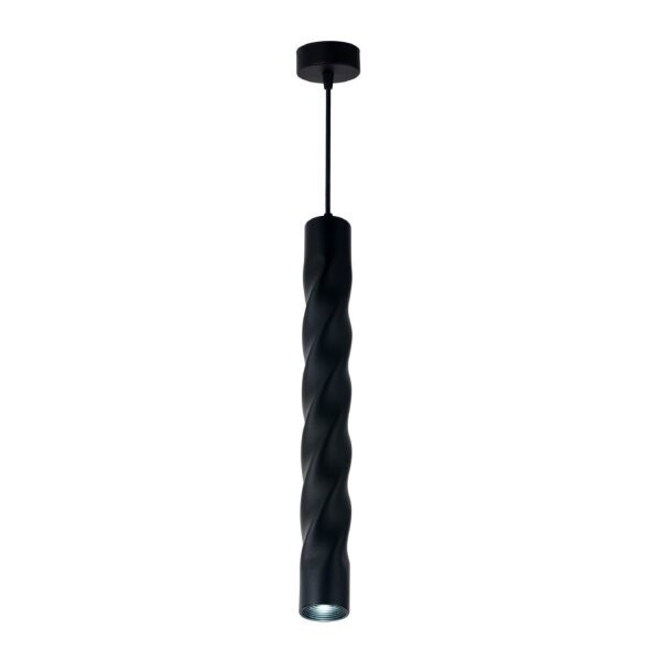 Image of Optonica függesztett fekete csavart dekor GU10 spot lámpa 30cm 9067