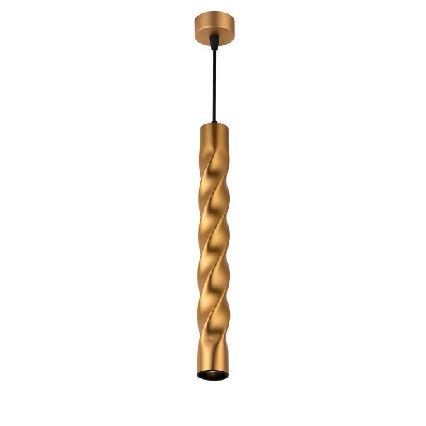 Image of optonica függesztett dekor alumínium cső lámpa Gold külső, GU10-es foglalattal, 9069