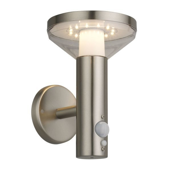 Image of Optonica LED Napelemes Mozgásérzékelős Kerti Fali Lámpa 220lm 2W meleg fehér 9331