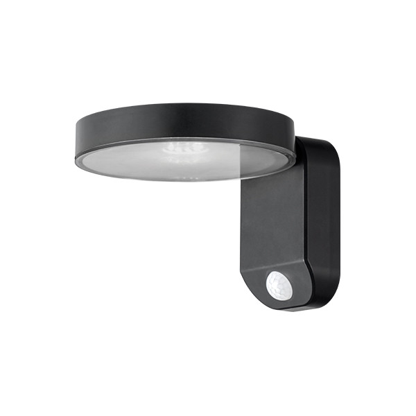 Image of Optonica LED napelemes lámpa 9W - kerek, mozgásérzékelővel/ 9345