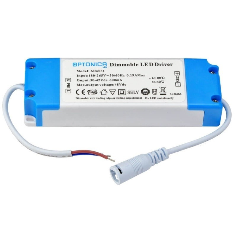 Image of Optonica Dimmelhető LED Panel Driver /25W/30-42V/600mA/AC6031