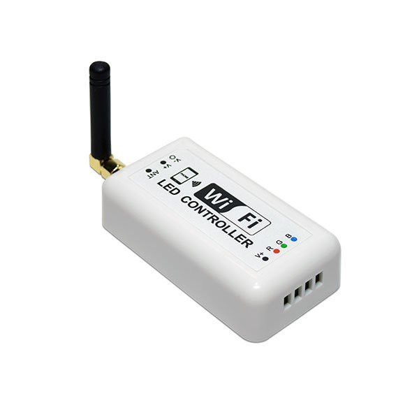Image of Optonica LED WI-FI vezérlő RGB szalaghoz (DC7,5V-24V, 12A) AC6310