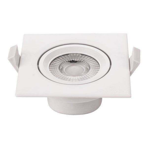 Image of OPTONICA COB LED süllyeszthető spot lámpatest/négyzet/10W/meleg fehér/CB3295