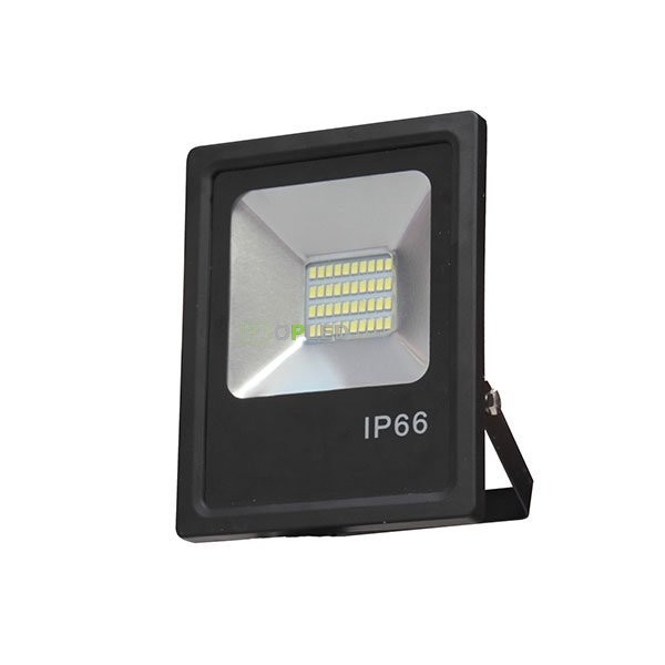 Image of Optonica LED reflektor 30W 2400lm 4500K meleg fehér IP66 fekete FL5436
