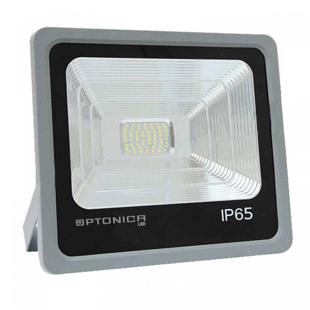 Image of Optonica prémium LED reflektor 50W 4500lm 6000K hideg fehér szürke FL5480