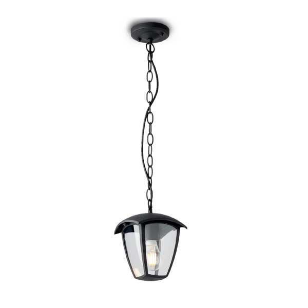 Image of Optonica kerti függesztett LED lámpa matt fekete 1xE27 Max: 60W 60cm 9307