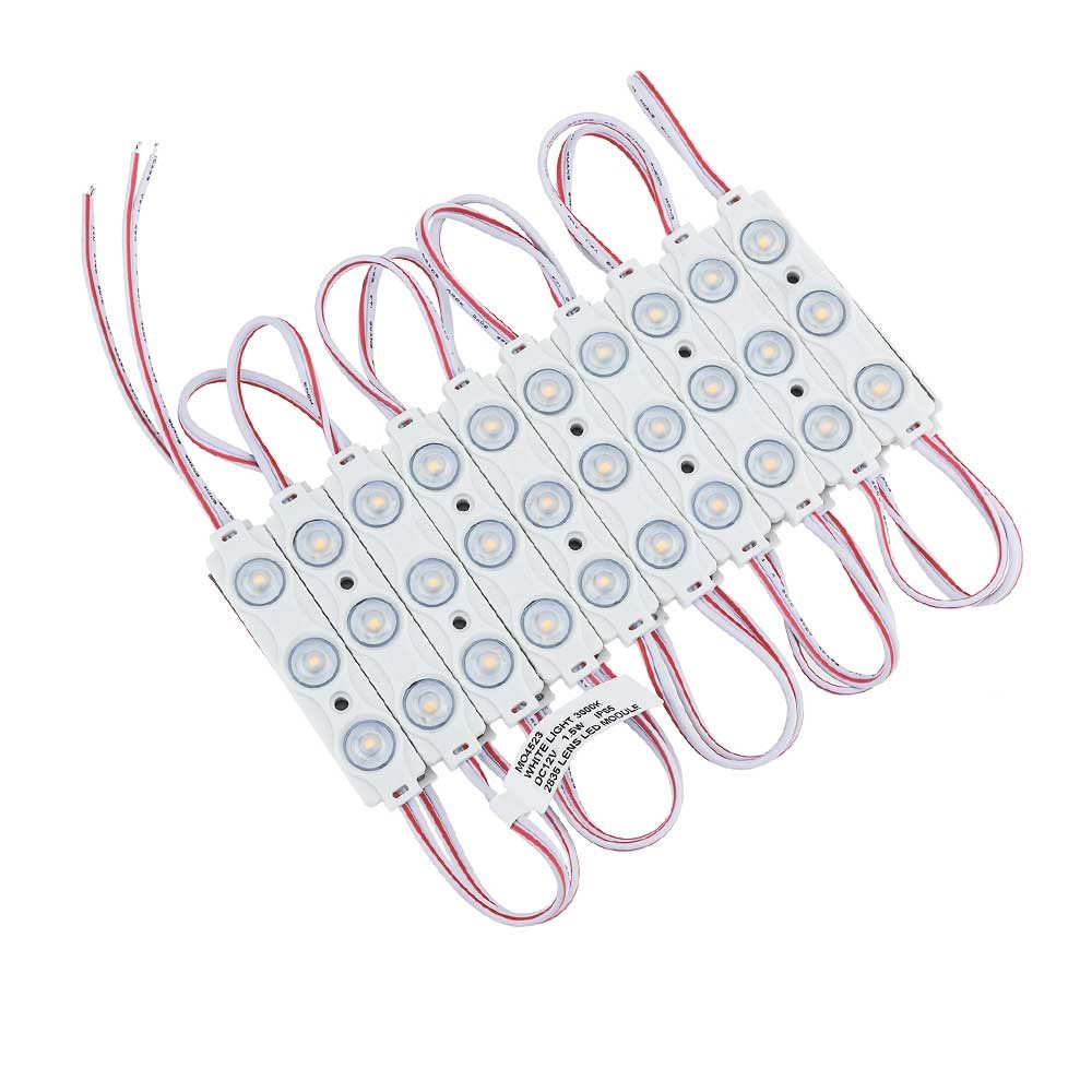 Image of OPTONICA LED MODUL 3-2835/160°/ DC12V / 1,5W / 75x15mm/ hideg fehér /MO4521