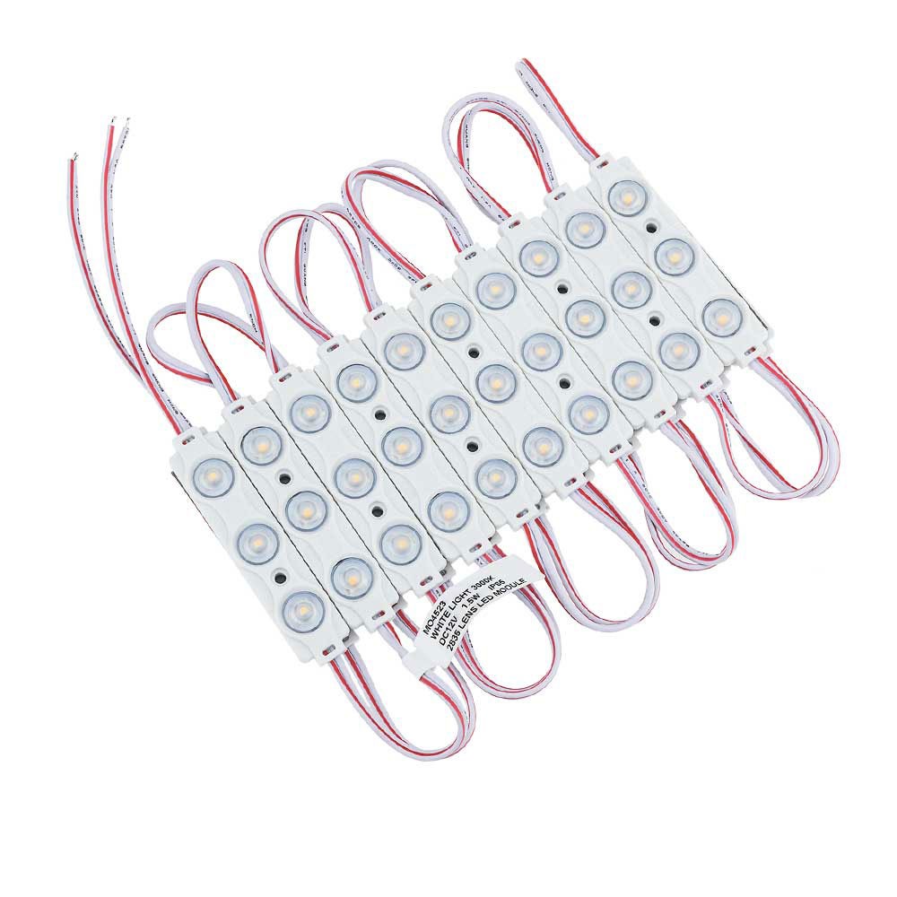 Image of OPTONICA LED MODUL 3-2835/160°/ DC12V / 1,5W / 75x15mm/ Hófehér /MO4522