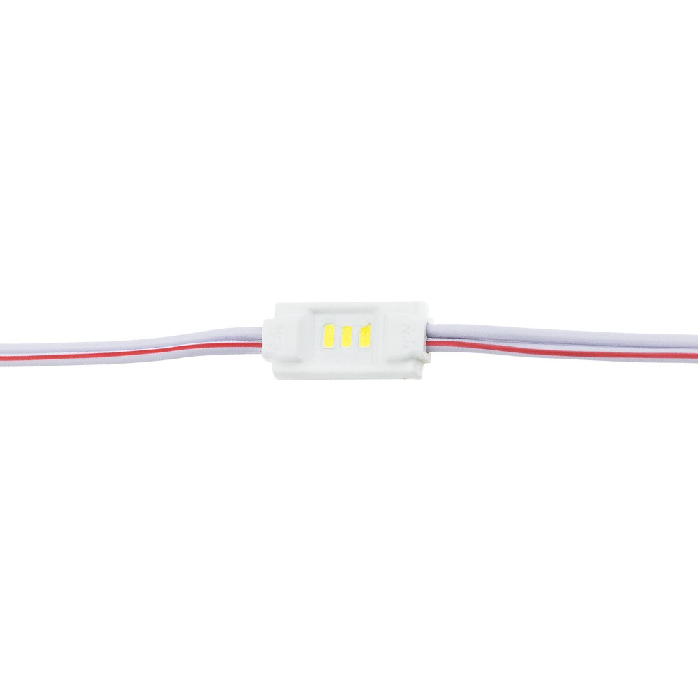 Image of OPTONICA LED MODUL 3-3014/120°/ DC12V / 1,5W / 18x8mm/ hideg fehér /MO4531