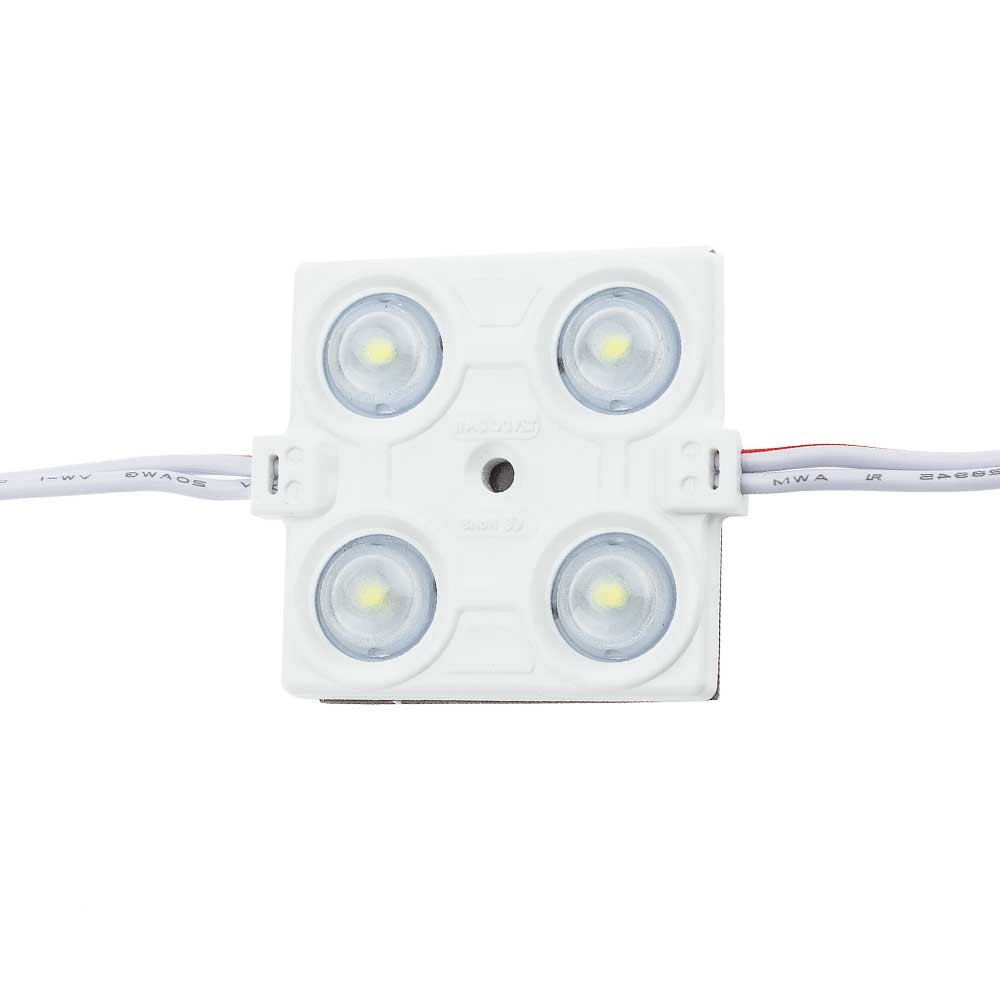 Image of OPTONICA LED MODUL 4-2835/160°/ DC12V / 2,4W / 38x38mm/ hideg fehér /MO4561
