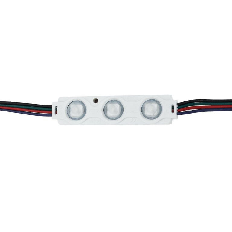 Image of OPTONICA LED MODUL 3-5050/120°/ DC12V / 0,72W 70x16mm/ RGB /MO4563