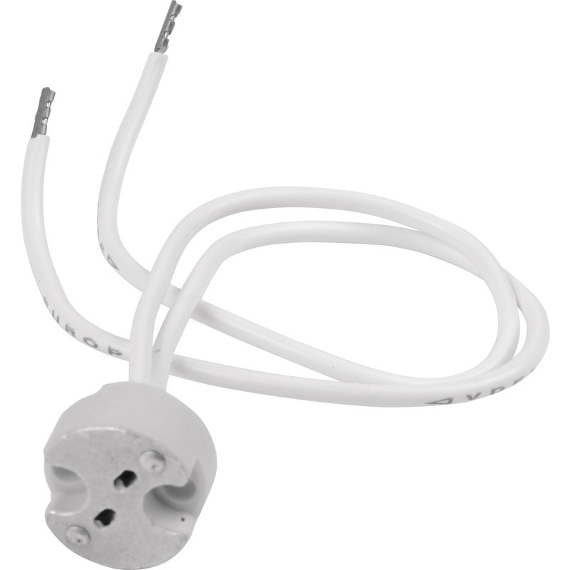 Image of Optonica beépíthető kerámia MR16 foglalat vezetékkel DC:12V 5186