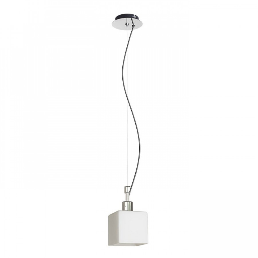Image of RENDL DADOS NEW függö lámpa opál üveg/króm 230V E27 28W