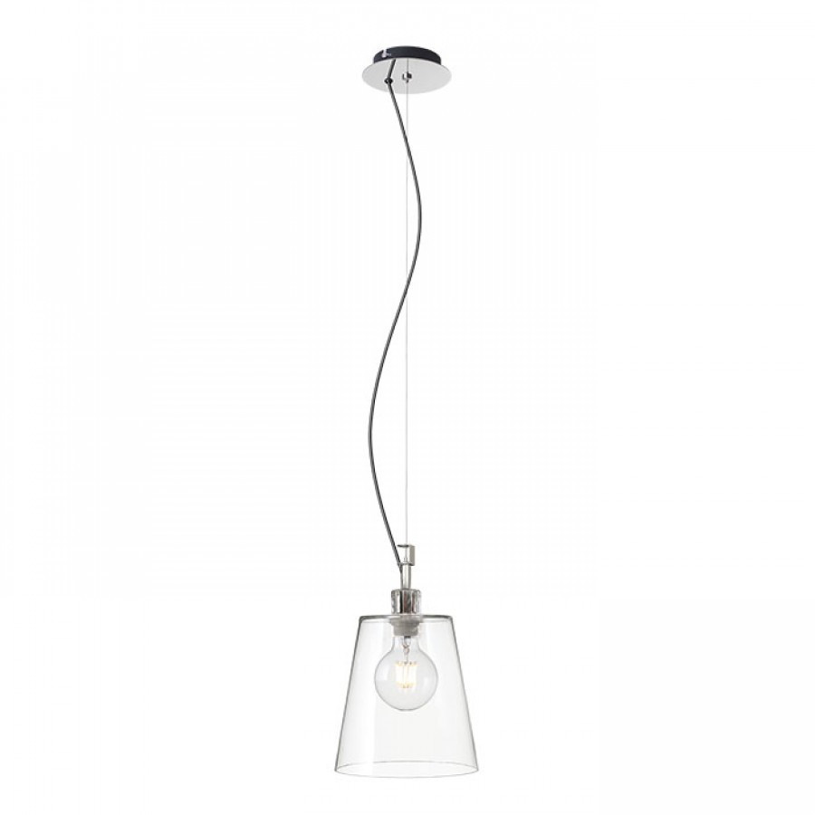 Image of RENDL BABU függö lámpa tiszta üveg/króm 230V E27 53W