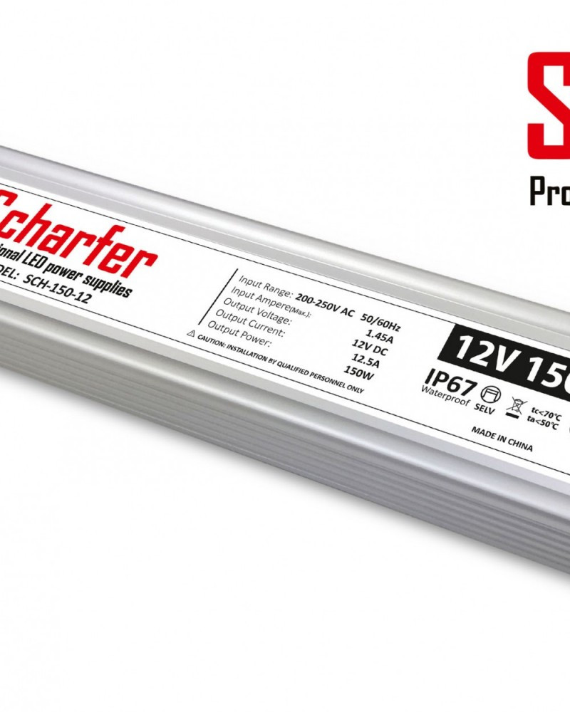 Image of SCHARFER Professzionális Led tápegység 150W, 12V